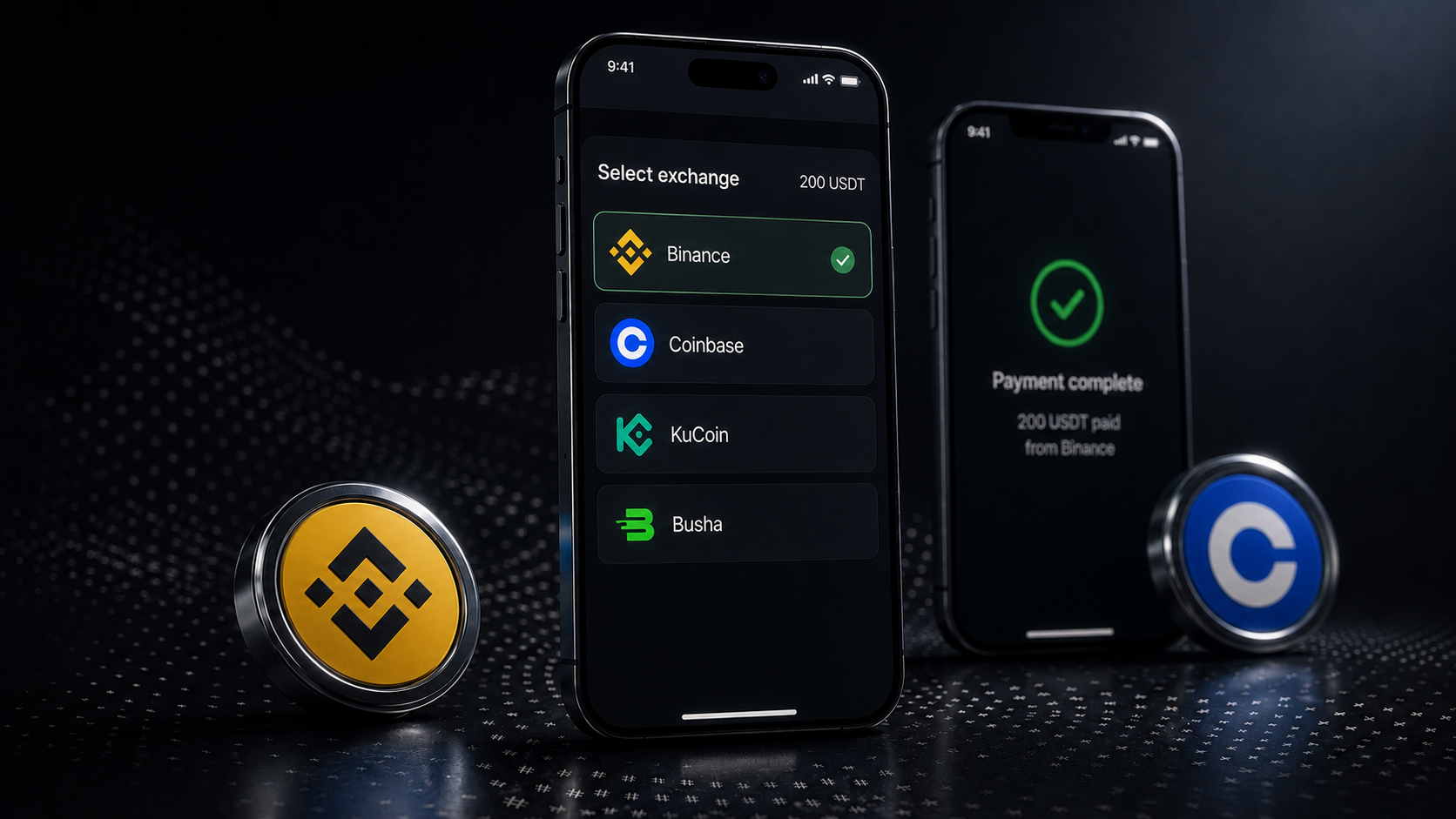 Pay with Exchange