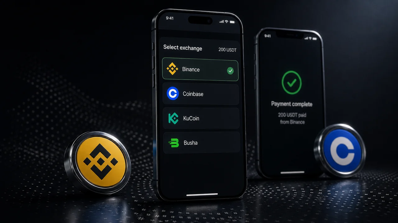 Pay with Exchange